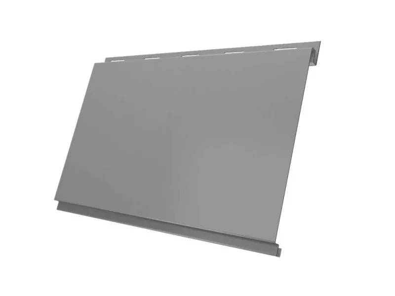 Вертикаль Классик 0,5 Satin RAL 9006 бело-алюминиевый купить в краснодаре