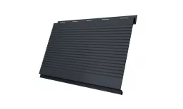 Вертикаль Grand Line Гофр 0,5 Drap TX с пленкой RAL 7024 мокрый асфальт. Артикул: 40077