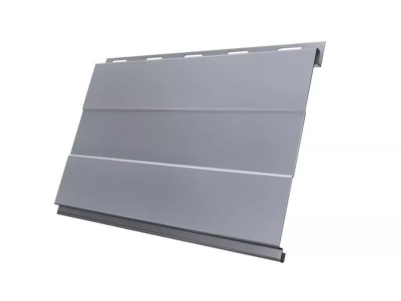 Вертикаль Проф 0,5 Satin с пленкой RAL 9006бело-алюминиевый купить в краснодаре