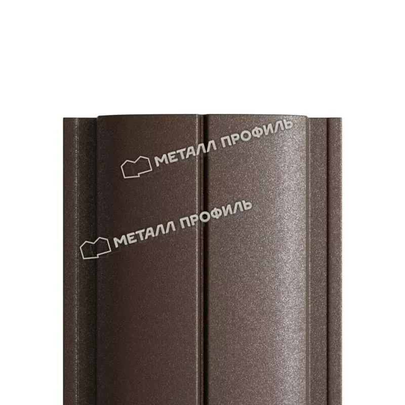 Штакетник Металл Профиль ELLIPSE-Т (Прямой) VALORI 0,5 мм Violet тёмно-фиолетовый купить в краснодаре