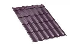 Металлочерепица Ламонтерра-Х VALORI 0.5 мм Violet Тёмно-фиолетовый. Цена: 694 руб. Артикул: supvalori-violet