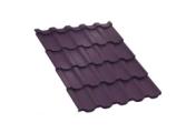Металлочерепица Трамонтана-XL VALORI 0.5 мм Violet Тёмно-фиолетовый – Купить оптом и в розницу