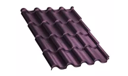 Металлочерепица Монтерроса-XL VALORI 0.5 мм Violet Тёмно-фиолетовый. Цена: 729 руб. Артикул: monter_valori-violetxl