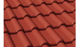 Цементно-песчаная минеральная черепица Braas Франкфурт вишня. Цена: 136 руб. Артикул: zp14