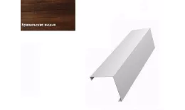 Декоративная накладка на столб угловая жалюзи Milan,Tokyo 0,45 Print Elite Cherry Wood GL. Артикул: 27222