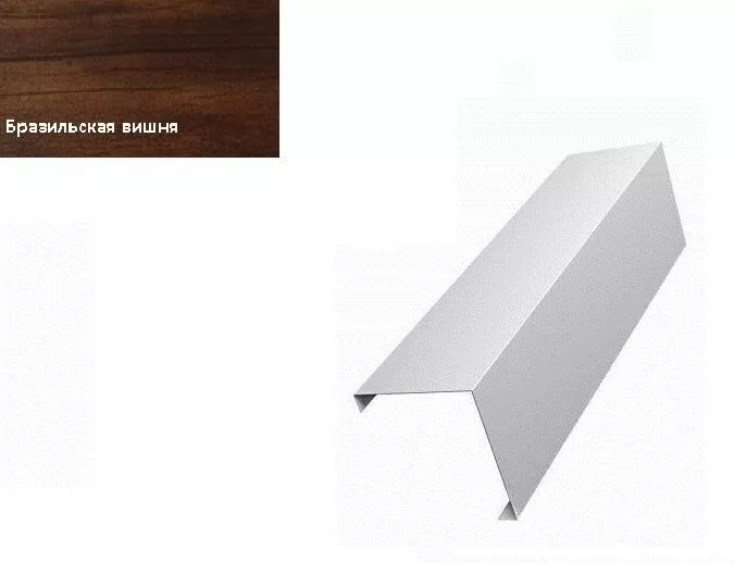 Декоративная накладка на столб угловая жалюзи Milan,Tokyo 0,45 Print Elite Cherry Wood GL купить в краснодаре