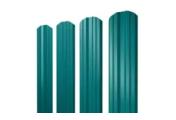 Штакетник Grand Line Twin фигурный 0,45 PE RAL 5021 Водная синь – Купить оптом и в розницу