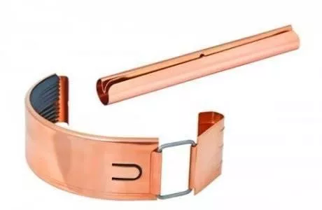 Соединитель желоба с резиновым уплотнителем (150/100) Аквасистем (медь) купить в краснодаре