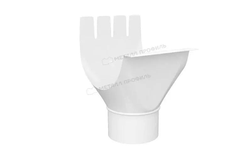 Воронка выпускная D125/90 МП GrandSystem. RAL 9010 Белый купить в краснодаре