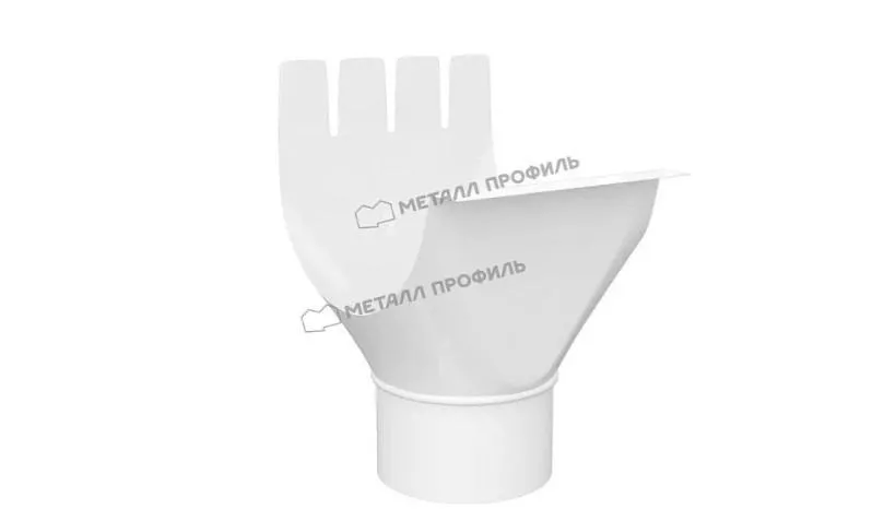 Воронка выпускная D125/90 МП GS-lite. RAL 9003 Белый купить в краснодаре