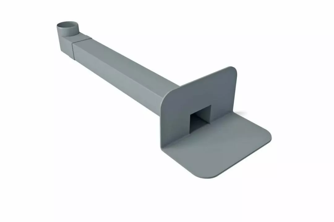 Воронка парапетная ТН 65х100мм с отводом L=550 мм, D=100 мм купить в краснодаре