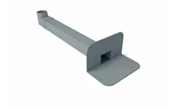 Воронка парапетная ТН 65х100мм с отводом L=550 мм, D=100 мм. Артикул: 47436