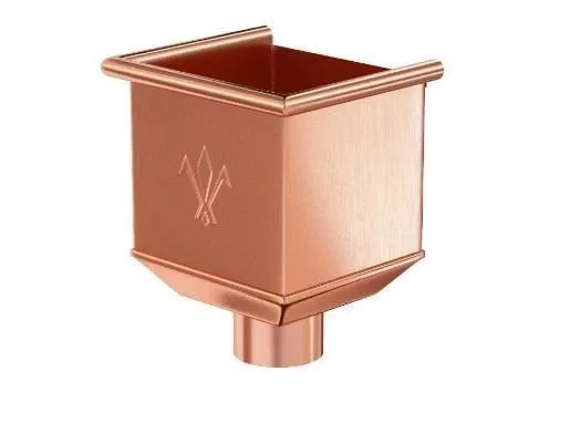 Воронка водосборная (125/90) Аквасистем (медь) купить в краснодаре