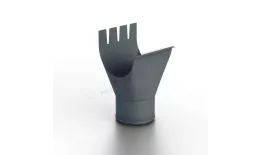 Воронка выпускная МЕТАЛЛ ПРОФИЛЬ Foramina Freeze D125/100 Grey. Цена: 618 руб. Артикул: 29757