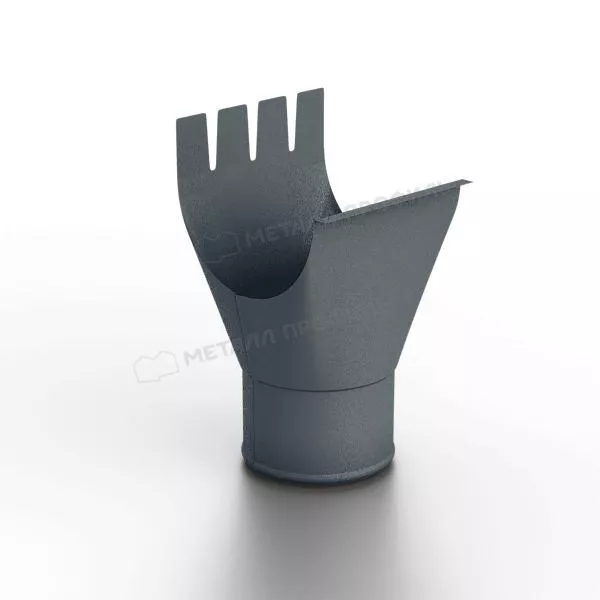 Воронка выпускная МЕТАЛЛ ПРОФИЛЬ Foramina Freeze D125/100 Grey купить в краснодаре