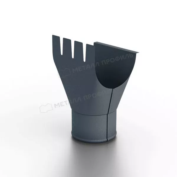 Воронка выпускная МЕТАЛЛ ПРОФИЛЬ Foramina Freeze D125/100 Grey купить в краснодаре