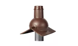 Выход канализации коньковый Krovent Pipe-cone коричневый. Цена: 2285 руб. Артикул: 42966