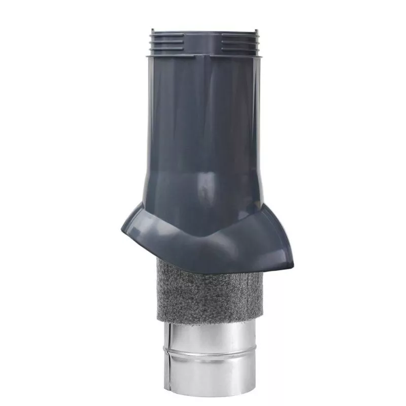 Выход вентиляционный изолир. 125/160 мм, RAL 9005 купить в краснодаре