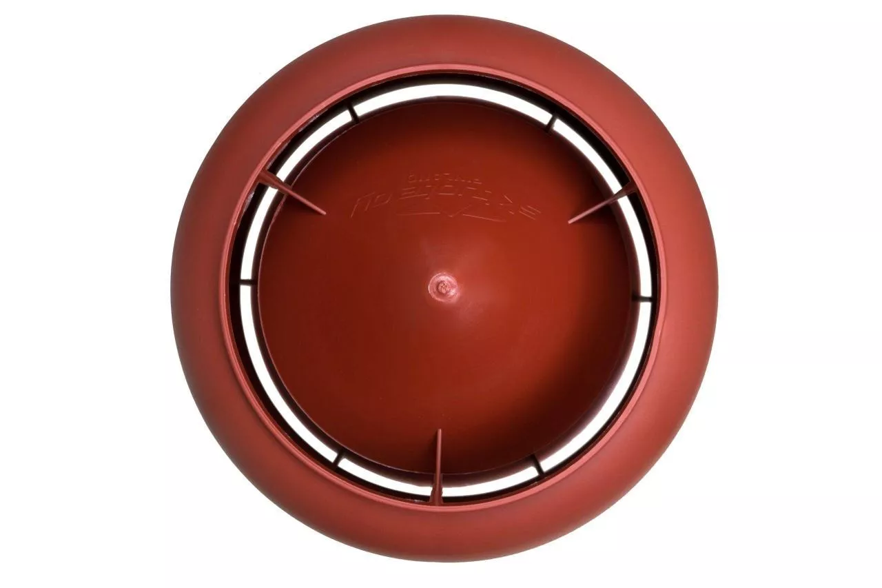 Выход вытяжки 125х160х700 ИЗ бордо с колпаком купить в краснодаре