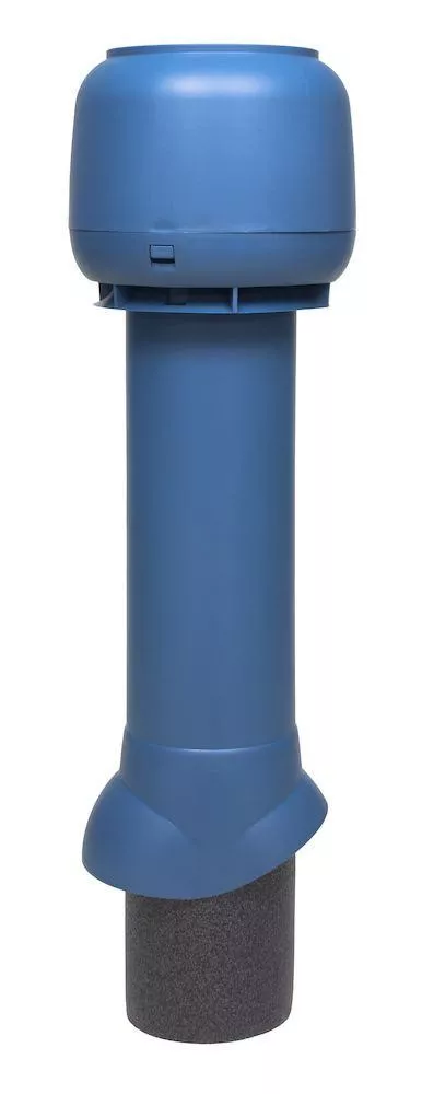 Выход вытяжки 125х160х700 ИЗ синий с колпаком купить в краснодаре