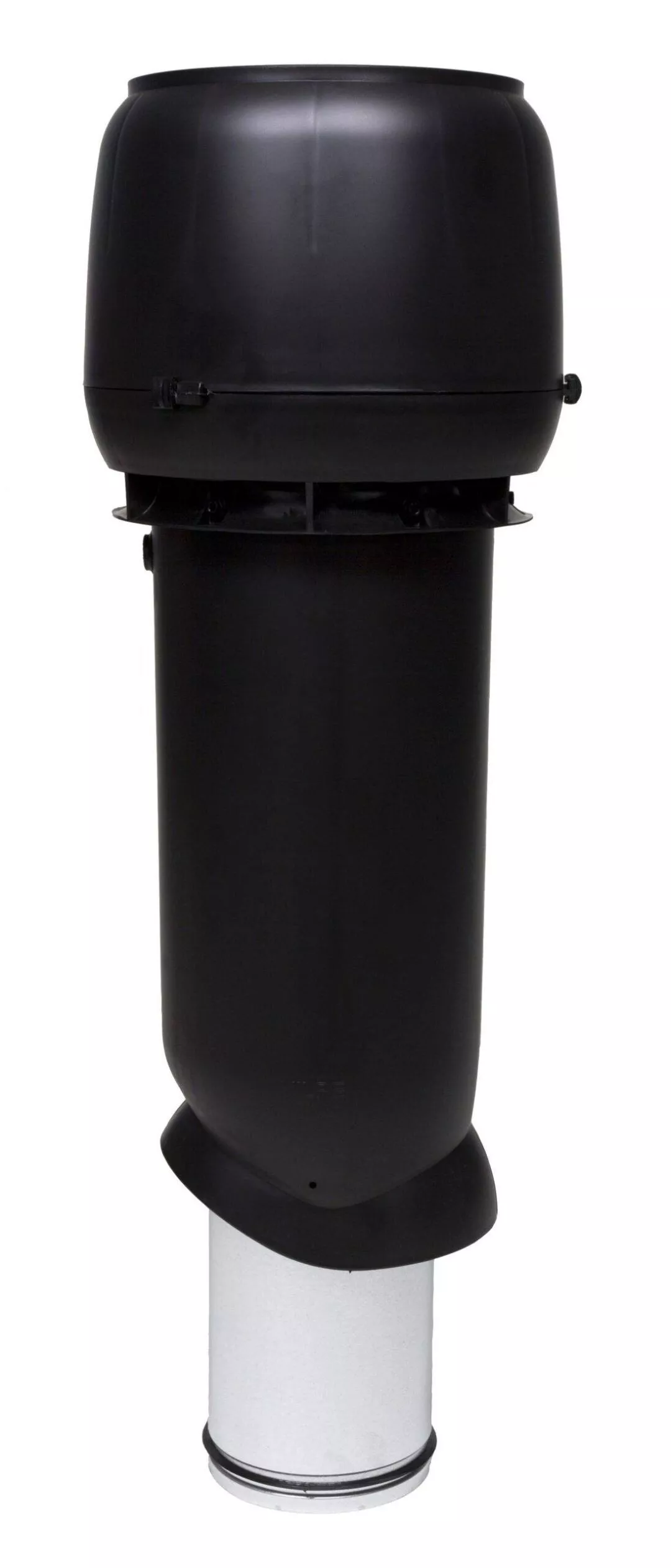 Выход вытяжки 160х225х700 ИЗ черный с колпаком купить в краснодаре