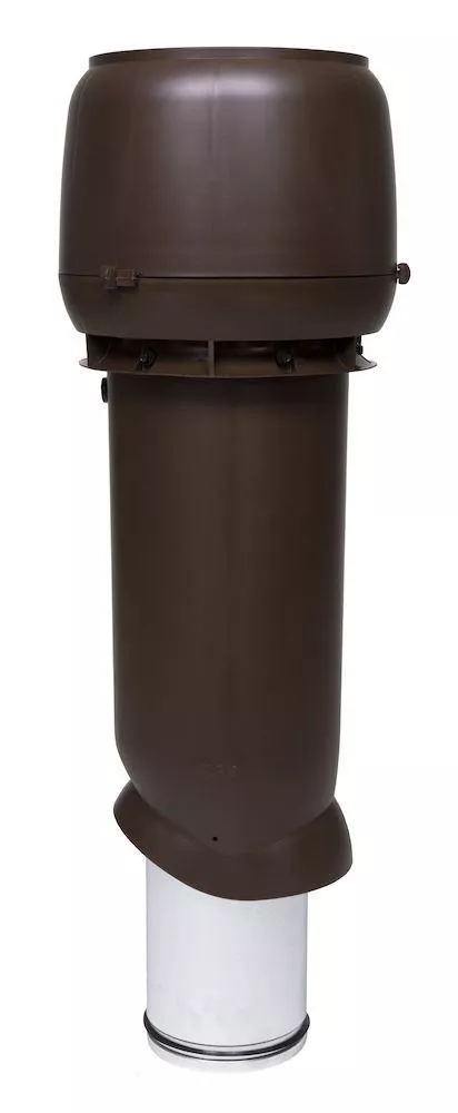 Выход вытяжки 160х225х700 ИЗ коричневый с колпаком купить в краснодаре