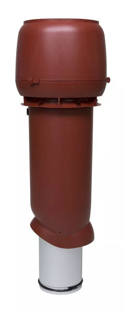 Выход вытяжки 160х225х700 ИЗ красный с колпаком купить в краснодаре