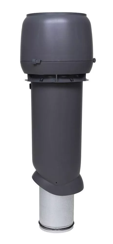 Выход вытяжки 160х225х700 ИЗ серый с колпаком купить в краснодаре