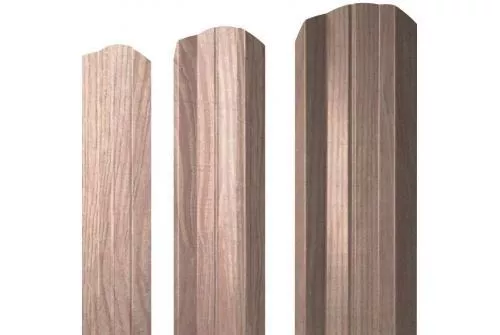 Штакетник Grand Line М-образный В фигурный 0,45 Print Elite White Wood Беленый дуб купить в краснодаре