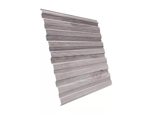 Профнастил Grand Line С10 A Print Elite 0,45 мм White Wood Беленый Дуб купить в краснодаре