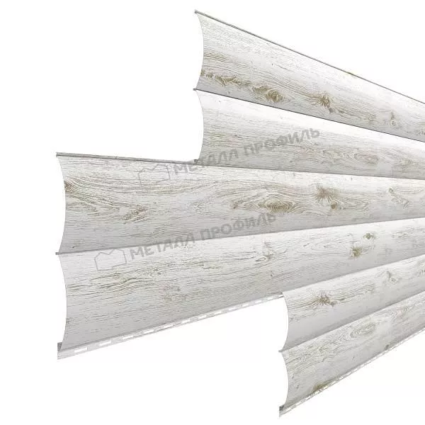 Сайдинг МЕТАЛЛ ПРОФИЛЬ Woodstock-Н-28х330 (ECOSTEEL_MA-01-Беленый Дуб-0.5) купить в краснодаре