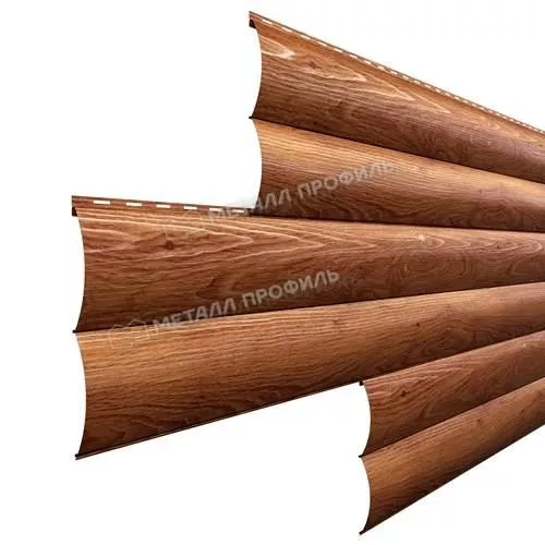 Сайдинг МЕТАЛЛ ПРОФИЛЬ Woodstock-Т-28х330 (ECOSTEEL_T-01-ЗолотойДуб-0.5) купить в краснодаре