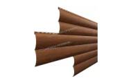 Сайдинг МЕТАЛЛ ПРОФИЛЬ Woodstock-Н-28х330 (ECOSTEEL_MA-01-МореныйДуб-0.5) – Купить оптом и в розницу