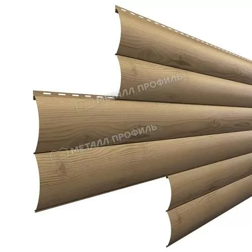 Сайдинг МЕТАЛЛ ПРОФИЛЬ Woodstock-28х330 (ECOSTEEL_MA-01-Сосна-0.5) купить в краснодаре