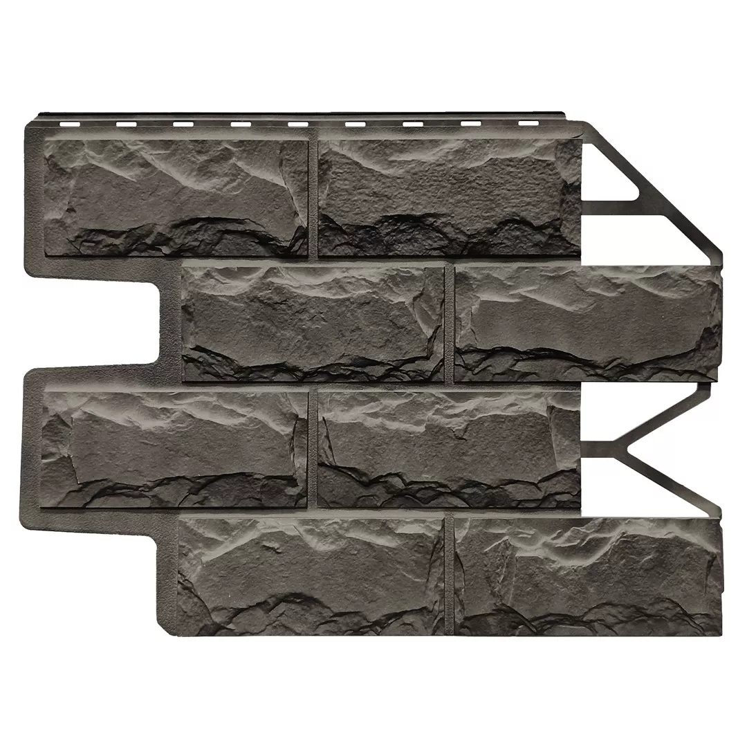 Фасадная панель Fineber БЛОК Темно-серый купить в екатеринбурге