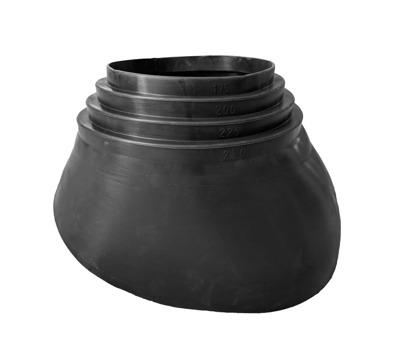 XL- резиновый ворот 175 - 250 мм черный купить в краснодаре