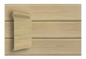 Акриловый сайдинг Grand Line Natural-брус Tundra S7 Ясень – Купить оптом и в розницу