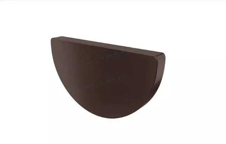 Заглушка желоба Металл Профиль Проект D185 RAL 8017 Коричневый купить в краснодаре