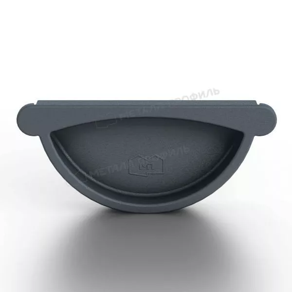 Заглушка желоба МЕТАЛЛ ПРОФИЛЬ Foramina Freeze D125 Grey купить в краснодаре