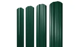 Штакетник Grand Line Twin фигурный 0,45 PE RAL 6005 Зеленый мох. Цена: 77 руб. Артикул: Twin_242