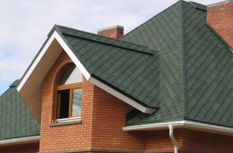 Гибкая черепица Tegola Nordland Нордик зеленый с отливом купить в краснодаре