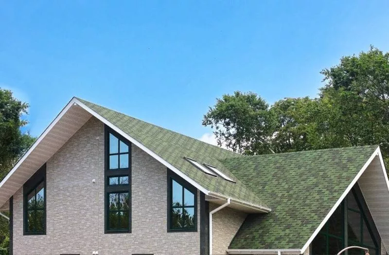 Гибкая черепица Tegola Nordland Альпин зеленый с отливом купить в краснодаре