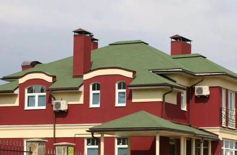 Гибкая черепица Tegola Nordland Классик зеленый с отливом купить в краснодаре