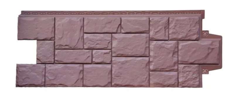 Фасадные панели GRAND LINE Коллекция Крупный Камень Стандарт Земля купить в краснодаре