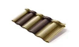 Композитная черепица Metrotile MetroRoman Цедар-браун. Артикул: Metrotile2-zbr