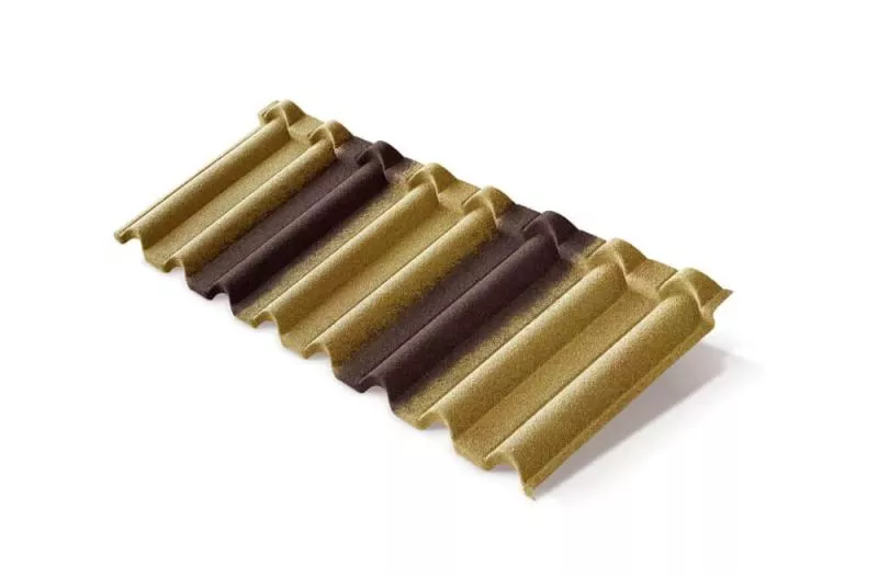 Композитная черепица Metrotile Gallo Цедар-браун купить в краснодаре