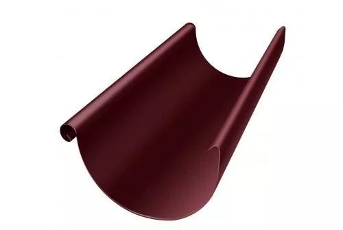 Желоб полукруглый Optima Grand Line 125 мм 3 м RAL 3005 Красное вино купить в краснодаре