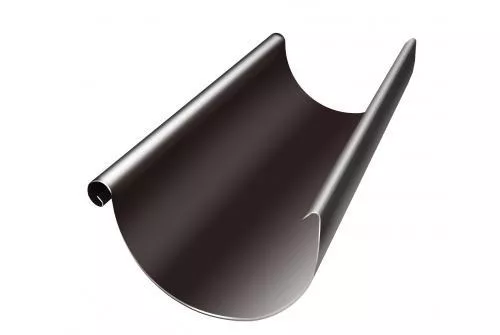 Желоб полукруглый Optima Grand Line 125 мм 3 м RR 32 Темно-коричневый купить в краснодаре