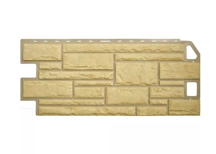 Фасадные панели Альта-Профиль Камень. Желтый купить в краснодаре