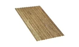 Профнастил МП10 A ECOSTEEL текстурированный 0,5 мм Золотой дуб. Артикул: MP10AESt-zd